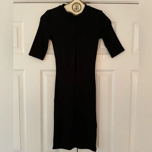 h&m cap sleeve bodycon dress H&M Pink Cap-Sleeve Mini Dress